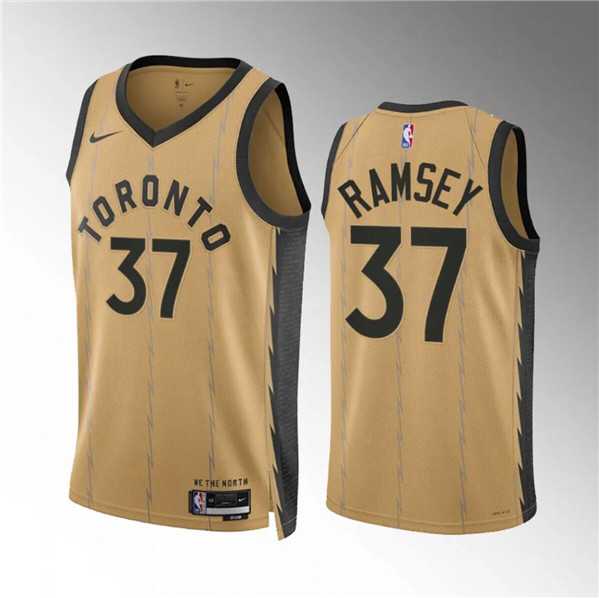 Men's Toronto Raptors #37 Jahmi'us Ramsey Gold 2023-24 City Edition Stitched Basketball Jersey Dzhi,We sell and wholesale Men's Toronto Raptors #37 Jahmi'us Ramsey Gold 2023-24 City Edition Stitched Basketball Jersey Dzhi on line form chian!